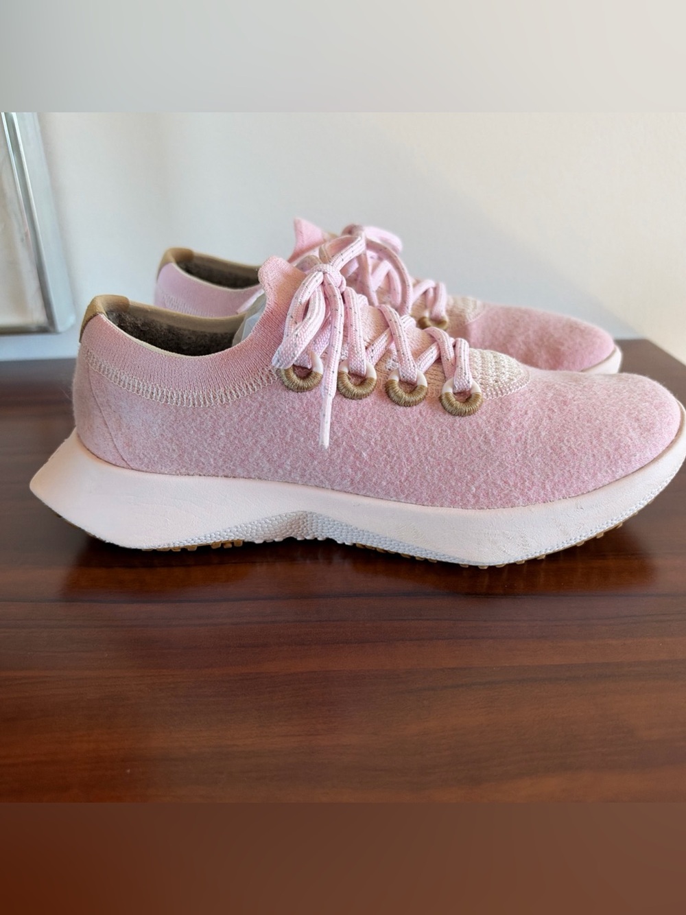 Allbirds Women’s Wool Dasher Mizzle Pink Athletic Sneakers 8